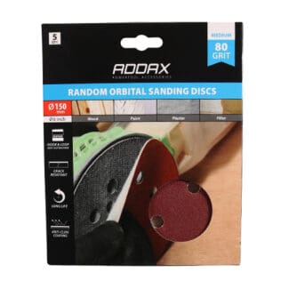 SALE - TIMCO Random Orbital Sanding Discs - 80 Grit - 150mm