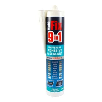 SALE - TIMCO 9 In 1 Universal Adhesive & Sealant - White - 290ml