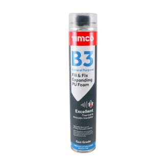 TIMCO B3 Expanding Foam - Gun Grade - 750ml