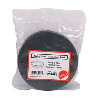 TIMCO Fixing Band - Galvanised - 25mm x 10m