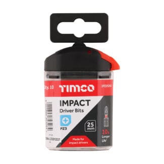 TIMCO X6 Impact Pozi Driver Bit - No.3 x 25mm