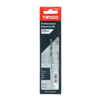 TIMCO Masonry Drill Bit - 4.0 x 75mm