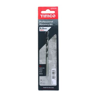 TIMCO Masonry Drill Bit - 6.0 x 100mm