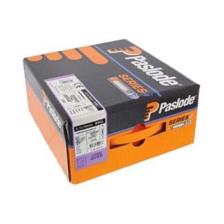 Paslode IM360Ci Nails & Fuel Cells Trade Pack Ring Shank Galvanised + - 3.1 x 75mm
