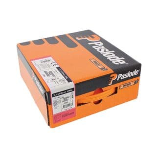 Paslode IM350+ Nails & Fuel Cells Trade Pack Unilock Shank Hot Dipped Galvanised - 3.1 x 90mm