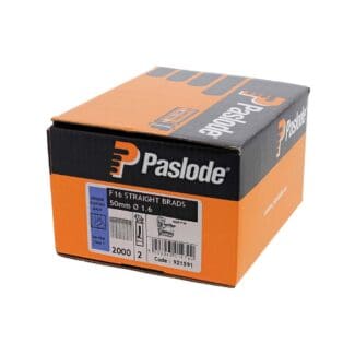 Paslode IM65 Brads & Fuel Cells Pack Straight Electro Galvanised - 16g x 50mm