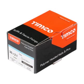 TIMCO Polymer Headed Pins - Cream - 30mm