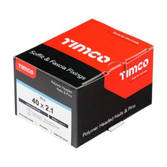 TIMCO Polymer Headed Pins - Anthracite Grey - 40mm