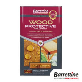 Barrettine Wood Protective Treatment - Light Brown 5L