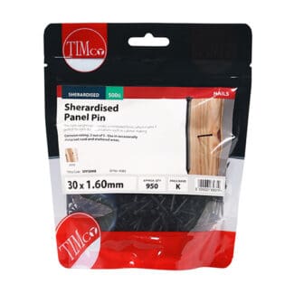 TIMCO Panel Pins - Sherardised - 30 x 1.60mm