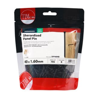 TIMCO Panel Pins - Sherardised - 40 x 1.60mm