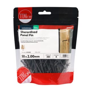 TIMCO Panel Pins - Sherardised - 50 x 2.00mm