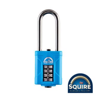 SALE - Squire Combination Padlock - Stainless Steel 2.5" Long Shackle - 50mm