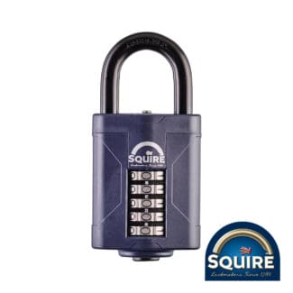 SALE - Squire Combination Padlock - Steel Open Shackle - 60mm