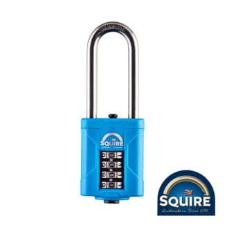 SALE - Squire Combination Padlock - Stainless Steel 2.5" Long Shackle - 40mm