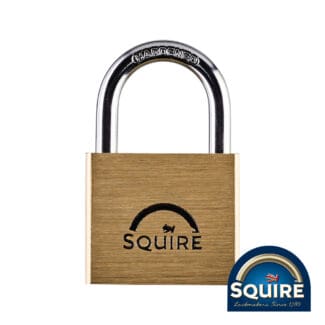 SALE - Squire Premium Brass Lion Padlock Keyed Alike LN4 KA2 - 40mm