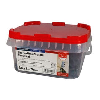 TIMCO Square Twist Nails - Sherardised - 30 x 3.75mm