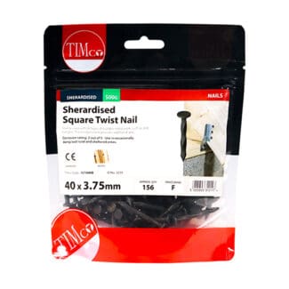 TIMCO Square Twist Nails - Sherardised - 40 x 3.75mm