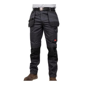 SALE - Timco Workman Trousers Grey/Black - W30 L32
